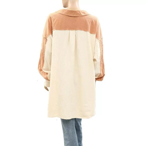 Free People Madeleine Sweatshirt Pullover Top Oversized Slouchy XS New 270984 - Picture 6 of 8